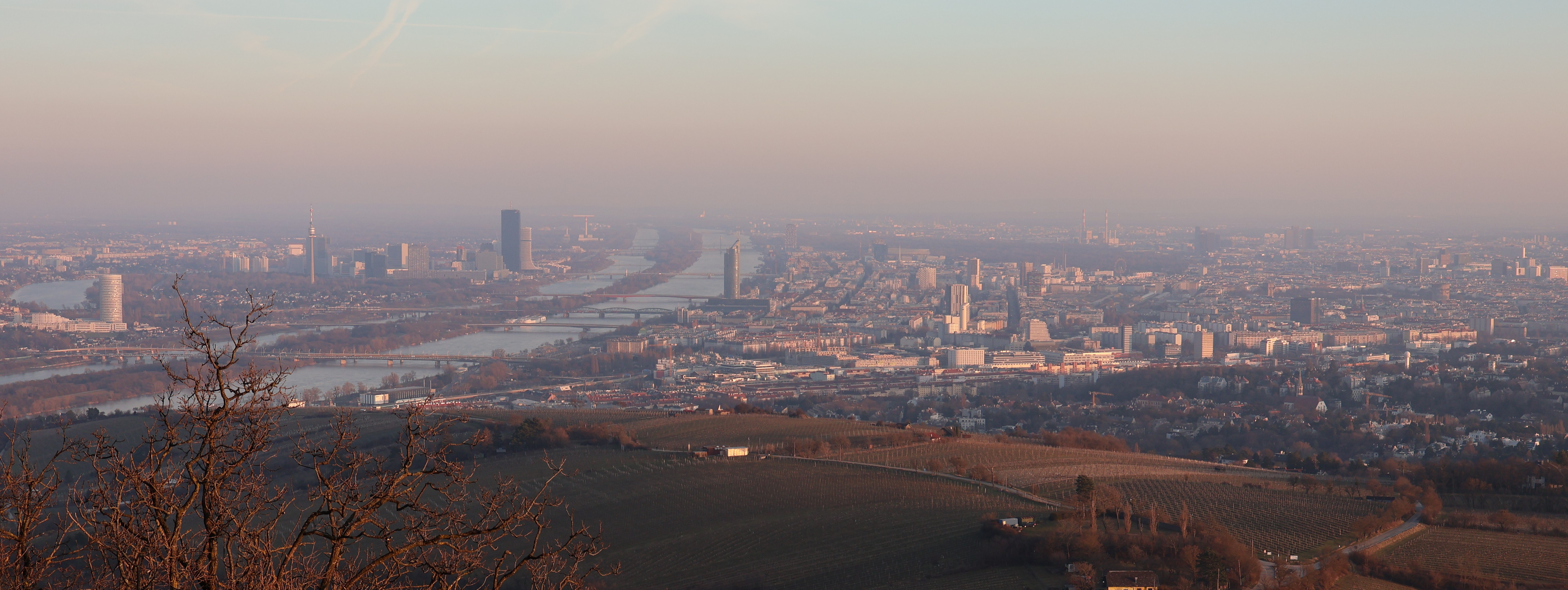 Wien Skyline, Aussicht von Kahlenberg